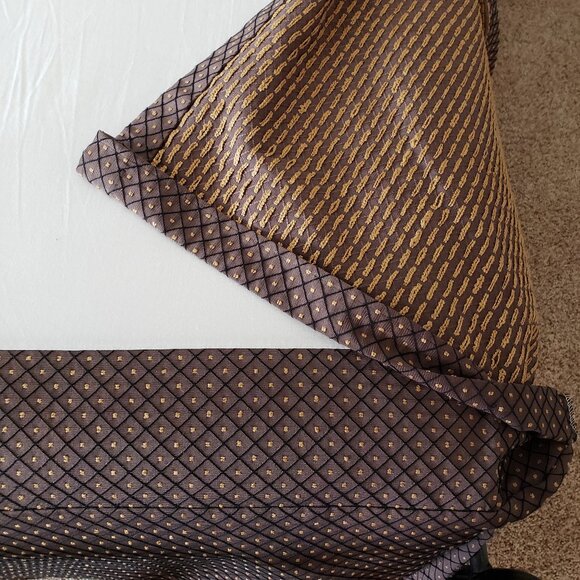 Custom Dark Brown King Bedskirt for Tall Bed, 18.5” Drop + Extra Fabric - Picture 6 of 6